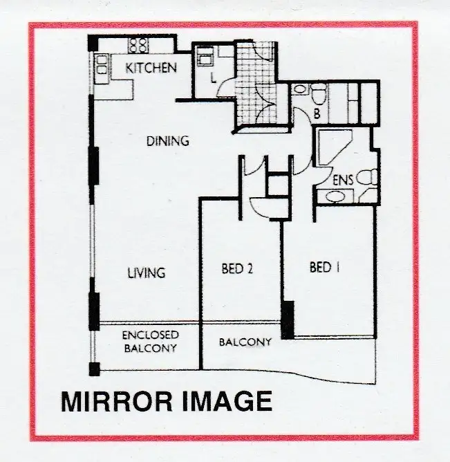 Floorplan of Homely apartment listing, 64/222-228 Sussex Street, Sydney NSW 2000