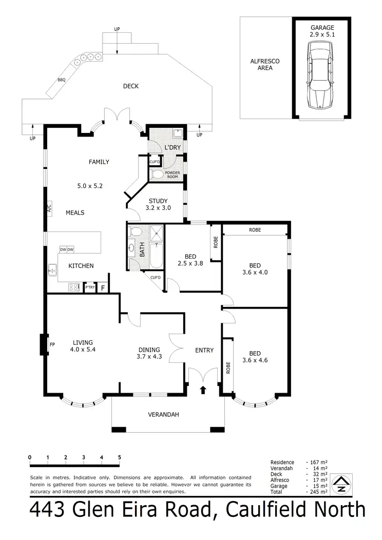 Floorplan of Homely house listing, 443 Glen Eira Road, Caulfield North VIC 3161