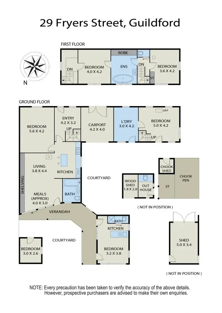 Floorplan of Homely house listing, 29 Fryers St, Guildford VIC 3451