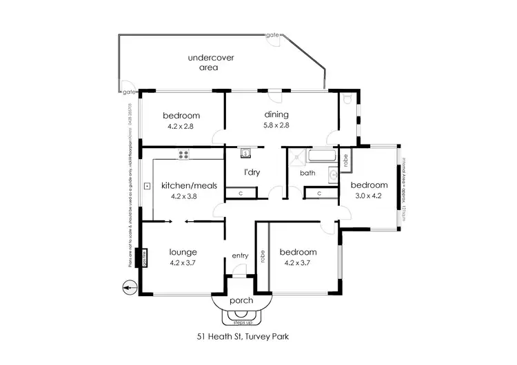 Floorplan of Homely house listing, 51 Heath Street, Turvey Park NSW 2650