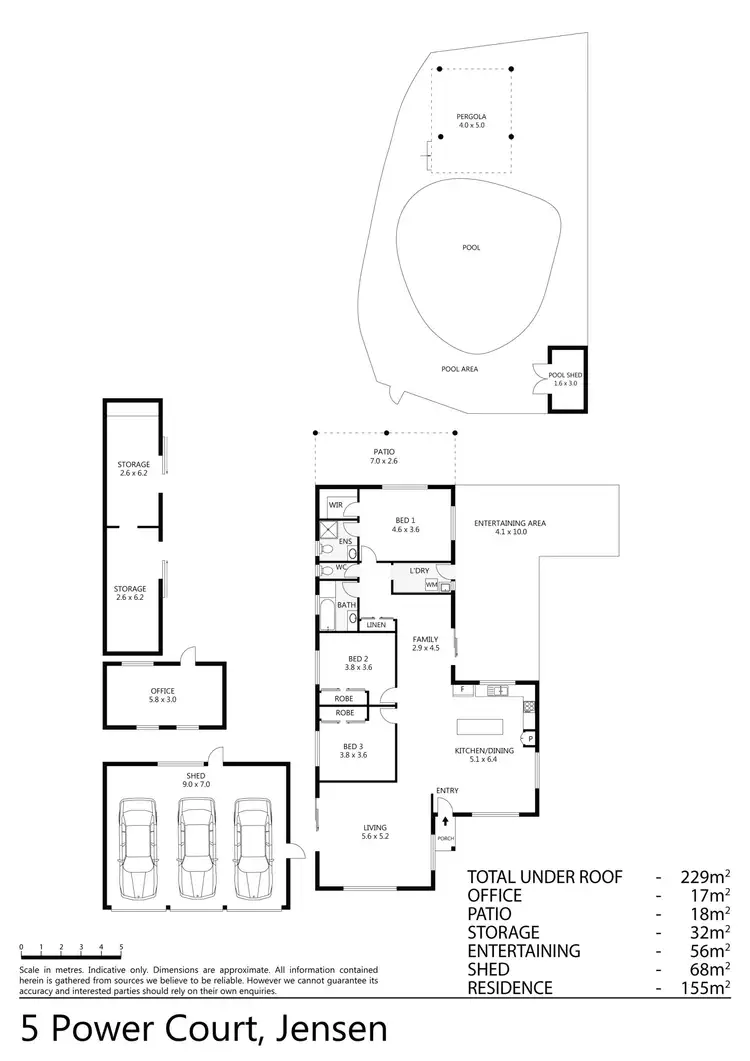 Floorplan of Homely house listing, 5 Power Court, Jensen QLD 4818