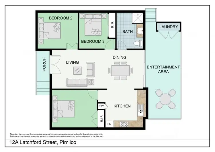 Floorplan of Homely house listing, 12A Latchford Street, Pimlico QLD 4812