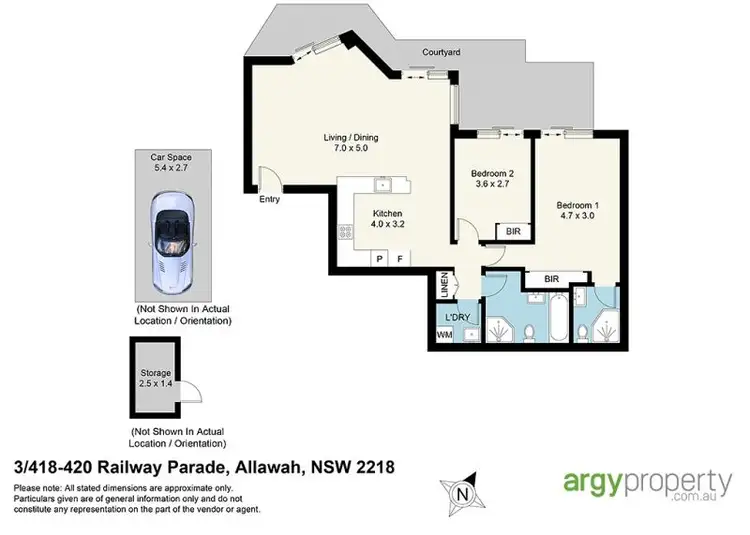 Floorplan of Homely apartment listing, 3/418-420 Railway Parade, Allawah NSW 2218