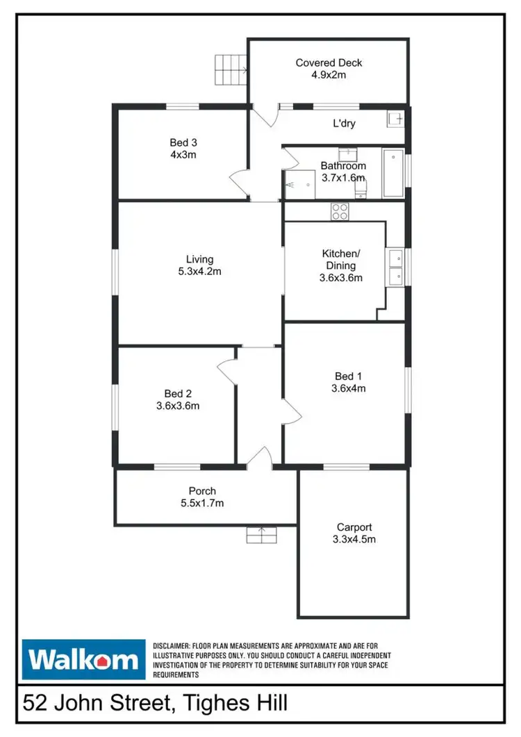 Floorplan of Homely house listing, 52 John Street, Tighes Hill NSW 2297