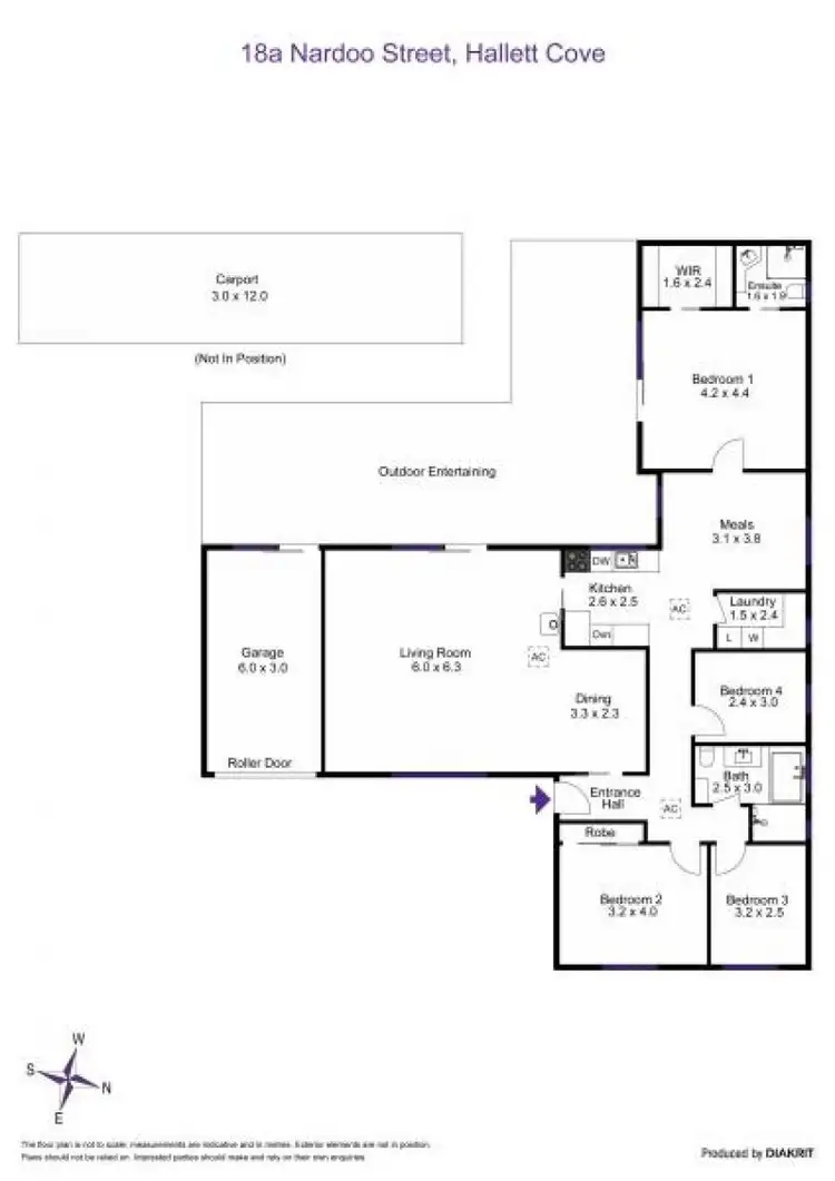 Floorplan of Homely house listing, 18a Nardoo, Hallett Cove SA 5158