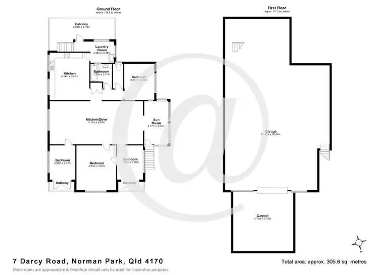 Floorplan of Homely house listing, 7 D'Arcy Road, Norman Park QLD 4170