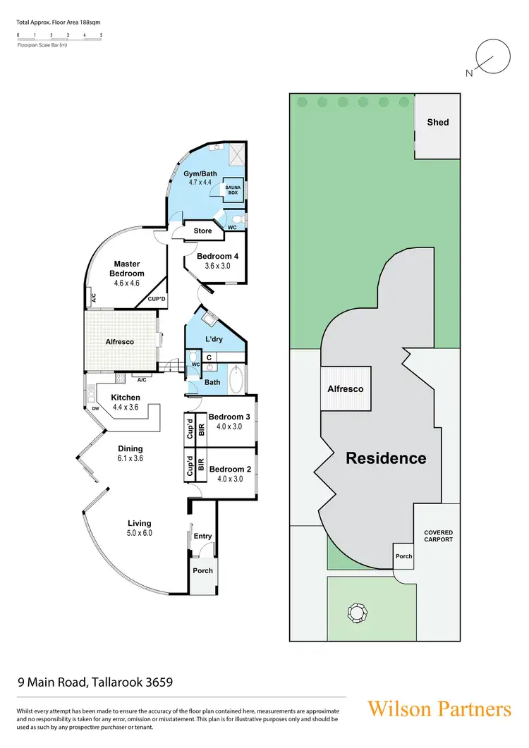 Floorplan of Homely house listing, 9 Main Road, Tallarook VIC 3659