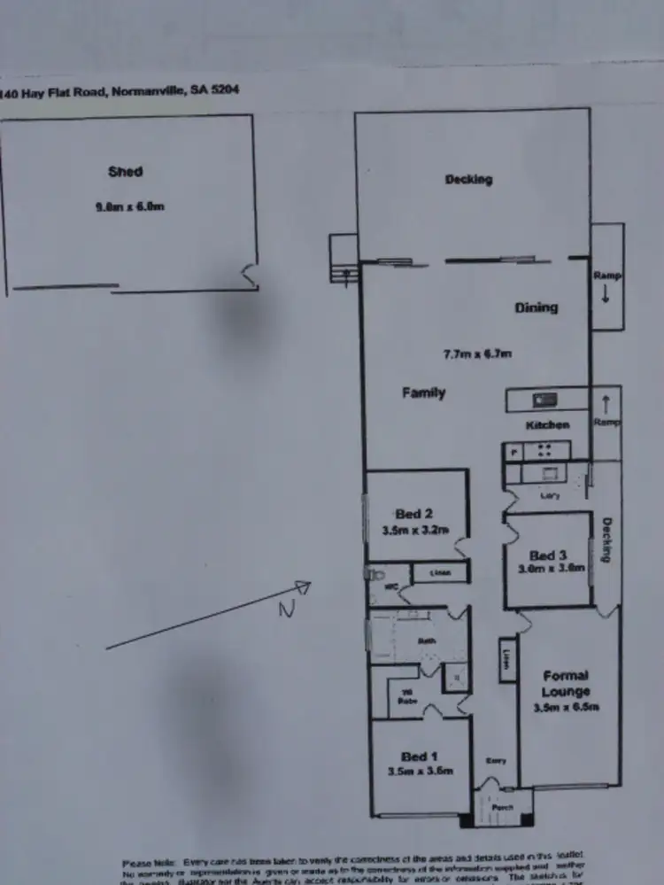 Floorplan of Homely house listing, 140 Hay Flat Rd, Normanville SA 5204