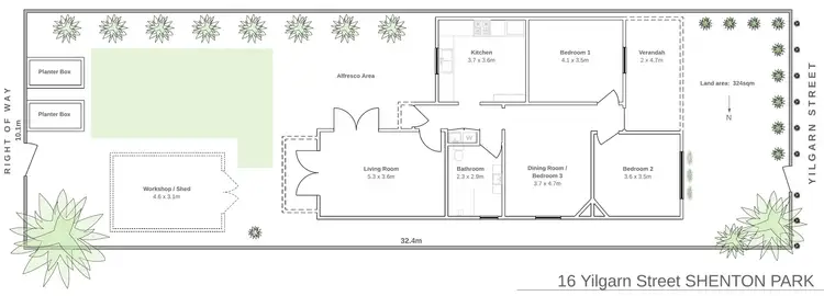 Floorplan of Homely house listing, 16 Yilgarn Street, Shenton Park WA 6008