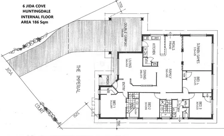 Floorplan of Homely house listing, 6 Jida Cove, Huntingdale WA 6110