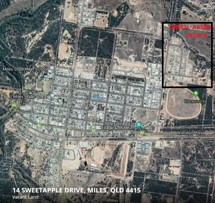 Floorplan of Homely land listing, 12 Sweetapple Drive, Miles QLD 4415