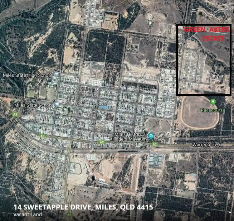 Floorplan of Homely land listing, 14 Sweetapple Drive, Miles QLD 4415