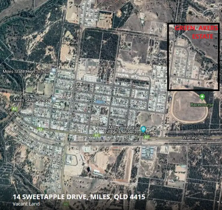 Floorplan of Homely land listing, 13 Vowles Street, Miles QLD 4415
