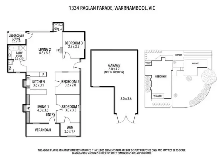Floorplan of Homely house listing, 1334 Raglan Parade Dennington, Warrnambool VIC 3280