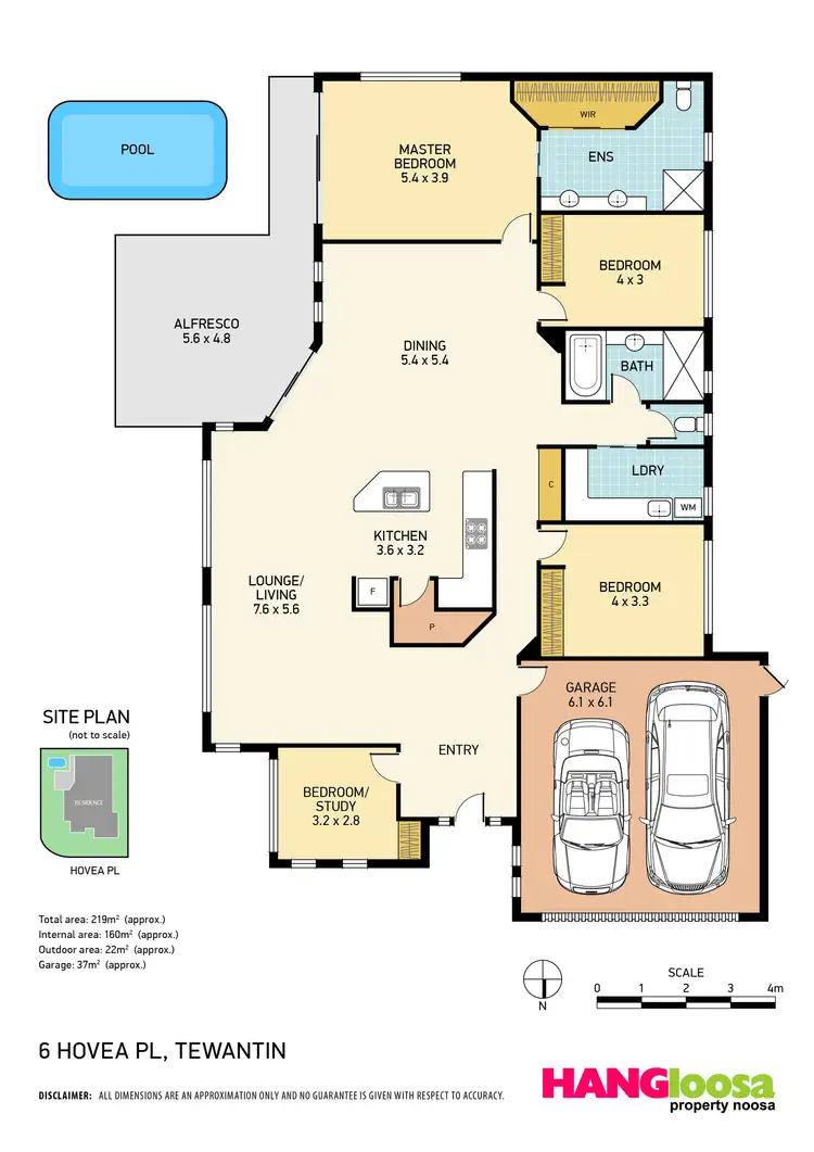 Floorplan of Homely house listing, 6 Hovea Place, Tewantin QLD 4565