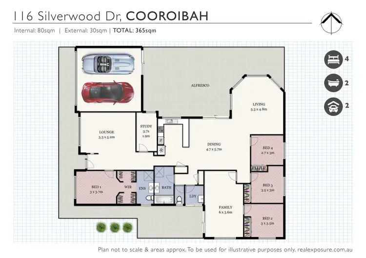 Floorplan of Homely house listing, 116 Silverwood Drive, Cooroibah QLD 4565