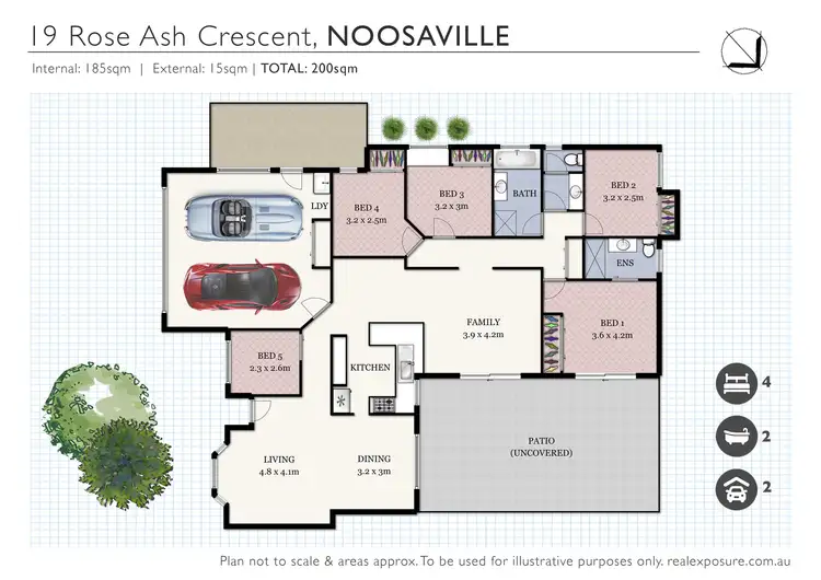 Floorplan of Homely house listing, 19 Rose Ash Crescent, Noosaville QLD 4566