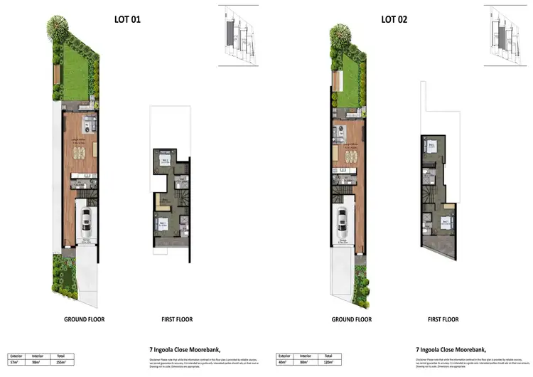 Floorplan of Homely townhouse listing, 2-4/7 Ingoola Close, Moorebank NSW 2170