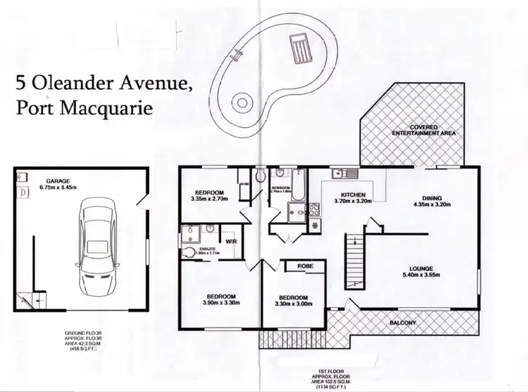 Floorplan of Homely house listing, 5 Oleander Avenue, Port Macquarie NSW 2444