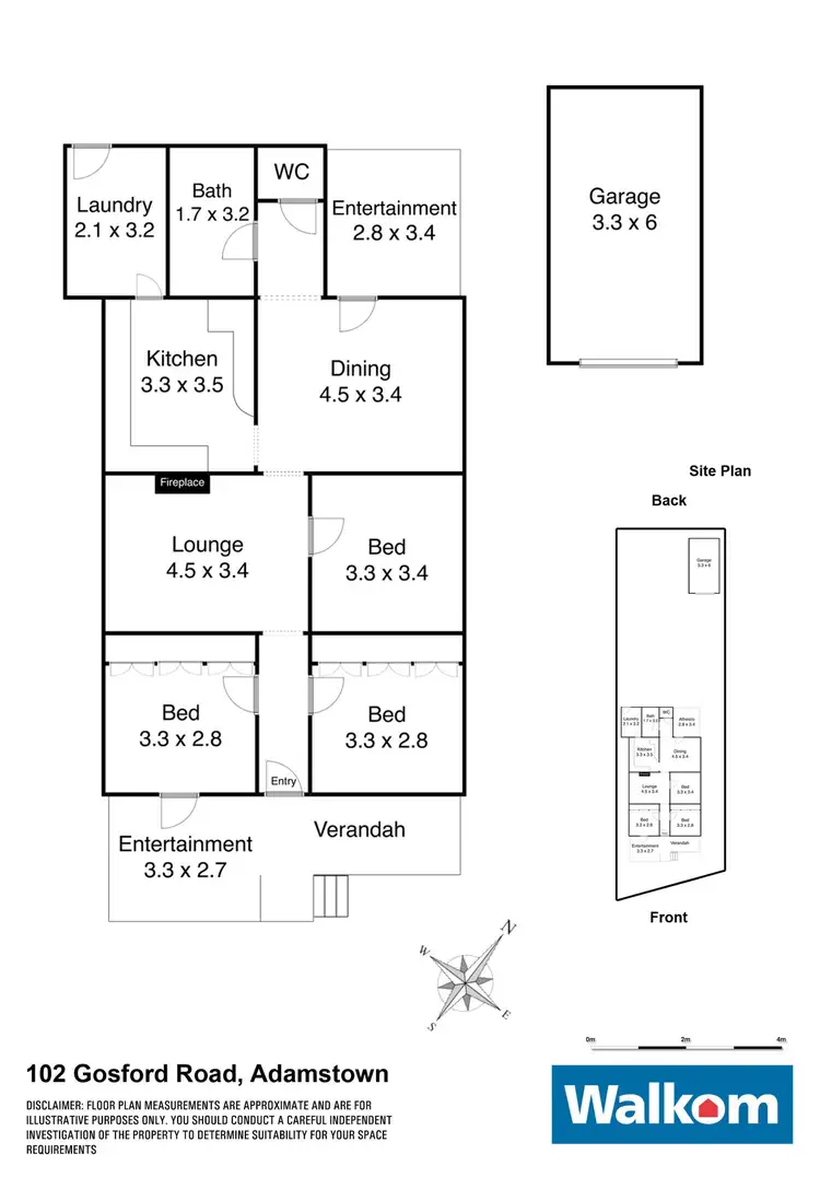 Floorplan of Homely house listing, 102 Gosford Road, Adamstown NSW 2289