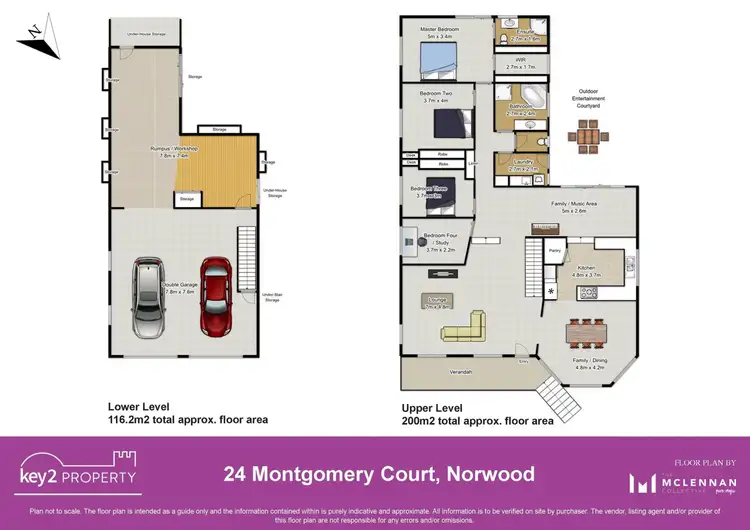 Floorplan of Homely house listing, 24 Montgomery Court, Norwood TAS 7250