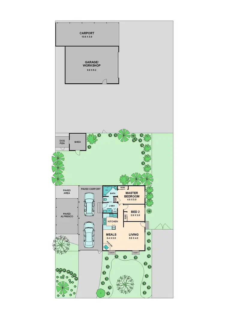 Floorplan of Homely house listing, 3 SUTHERLAND STREET, Broadford VIC 3658
