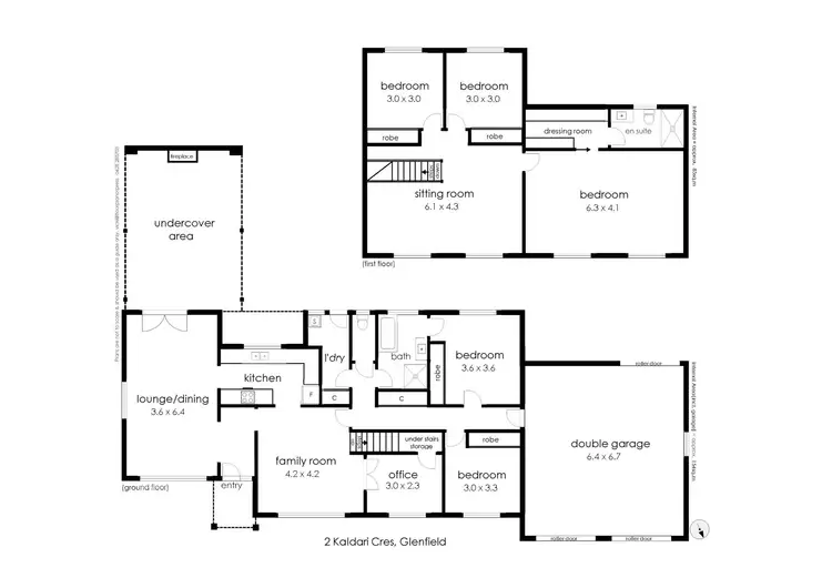 Floorplan of Homely house listing, 2 Kaldari Crescent, Glenfield Park NSW 2650