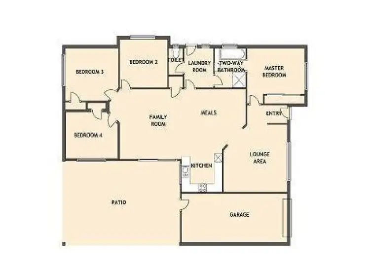 Floorplan of Homely house listing, 6 Princeton Court, Fitzgibbon QLD 4018
