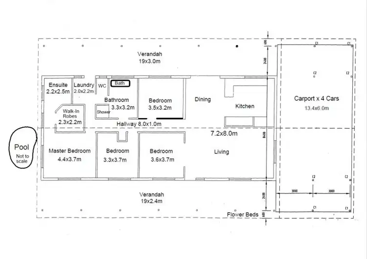 Floorplan of Homely rural property listing, 735 Pioneer Drive, Herbert NT 836