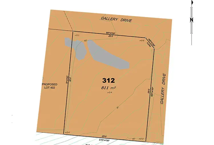 Floorplan of Homely land listing, 41 Gallery Drive, Mount Sheridan QLD 4868