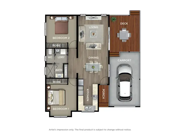 Floorplan of Homely house listing, 69/40 Watt Street, Lara VIC 3212