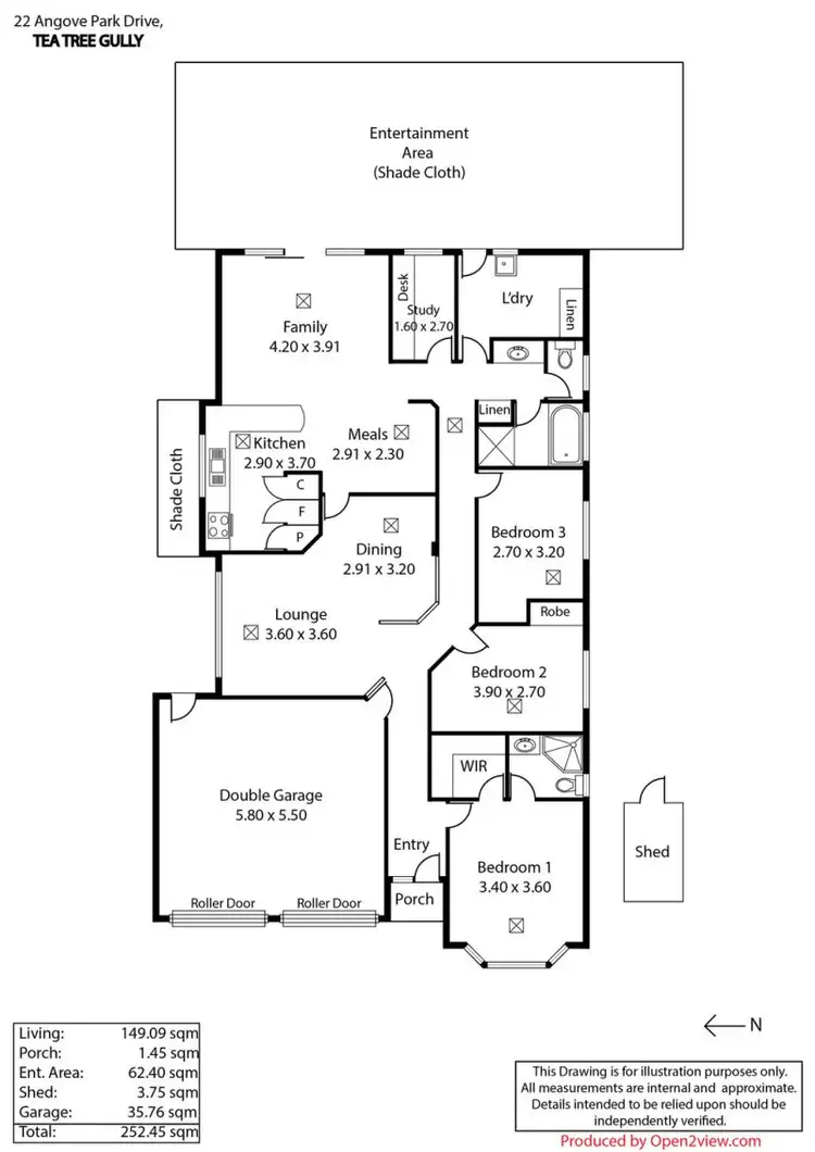 Floorplan of Homely house listing, 22 Angove Park Drive, Tea Tree Gully SA 5091