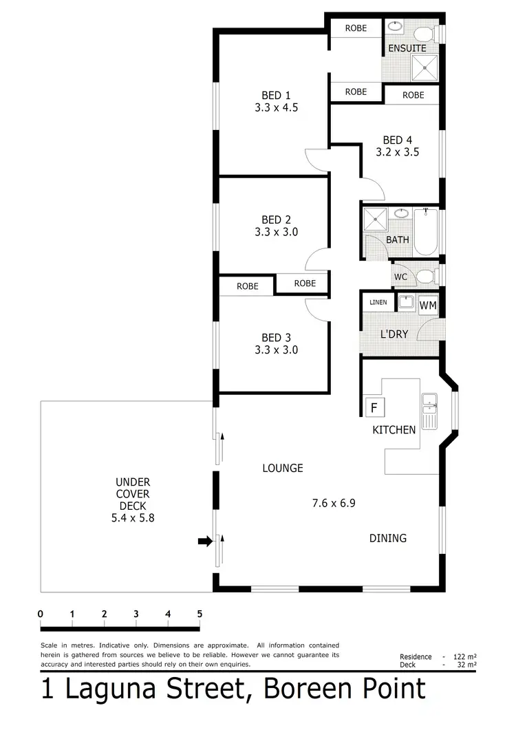 Floorplan of Homely house listing, 1 Laguna Street, Boreen Point QLD 4565
