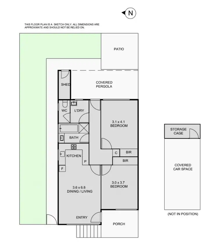 Floorplan of Homely unit listing, 4/67 Boronia Road, Boronia VIC 3155