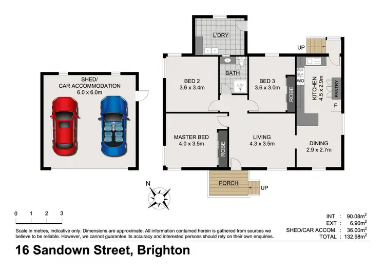 Floorplan of Homely house listing, 16 Sandown Street, Brighton QLD 4017