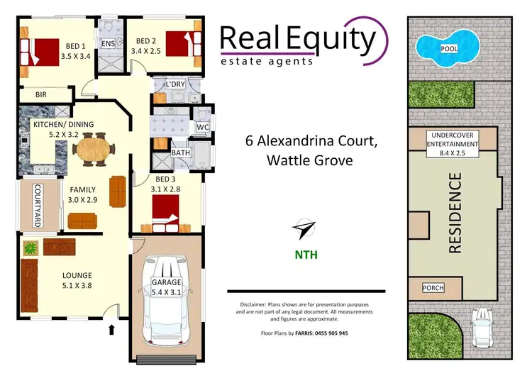 Floorplan of Homely house listing, 6 Alexandrina Court, Wattle Grove NSW 2173
