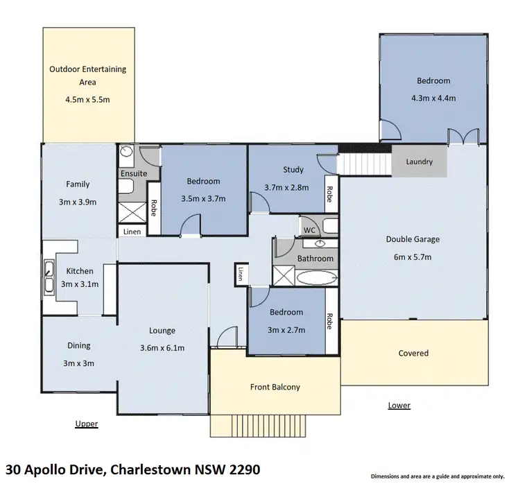 Floorplan of Homely house listing, 30 Apollo Drive, Charlestown NSW 2290