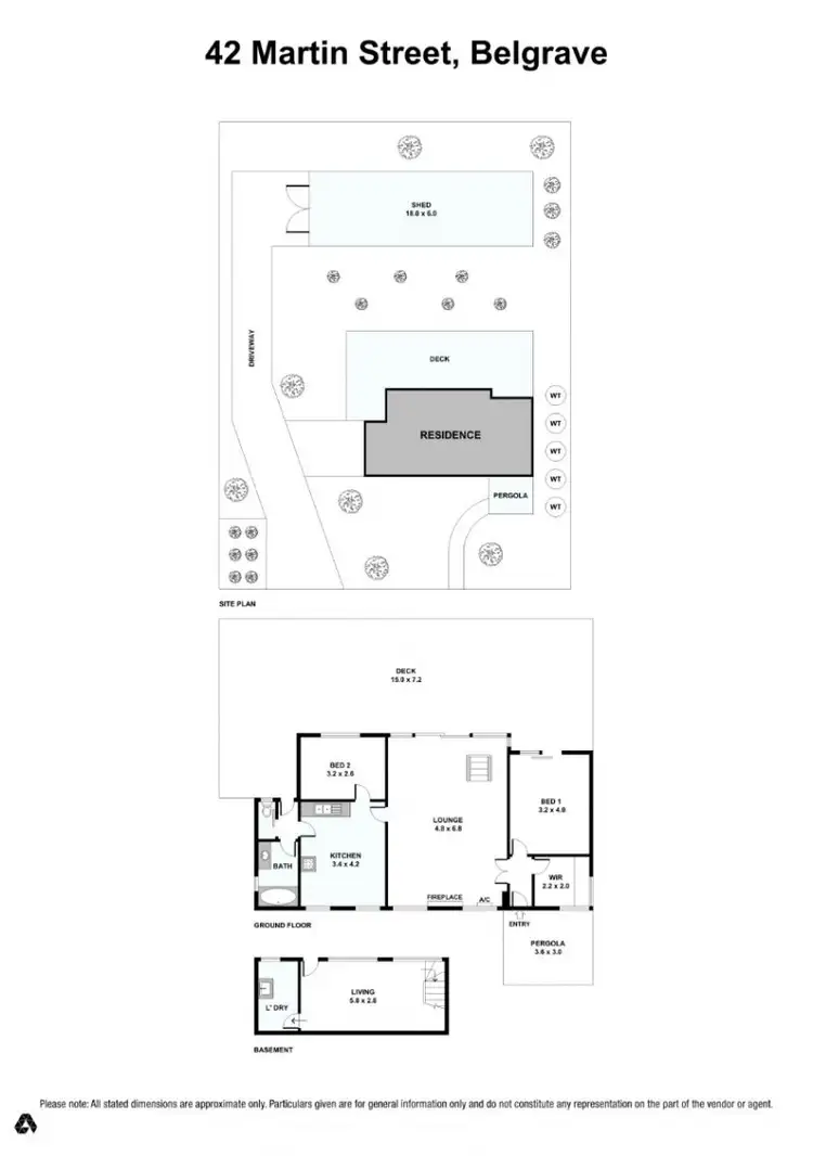 Floorplan of Homely house listing, 42 Martin Street, Belgrave VIC 3160