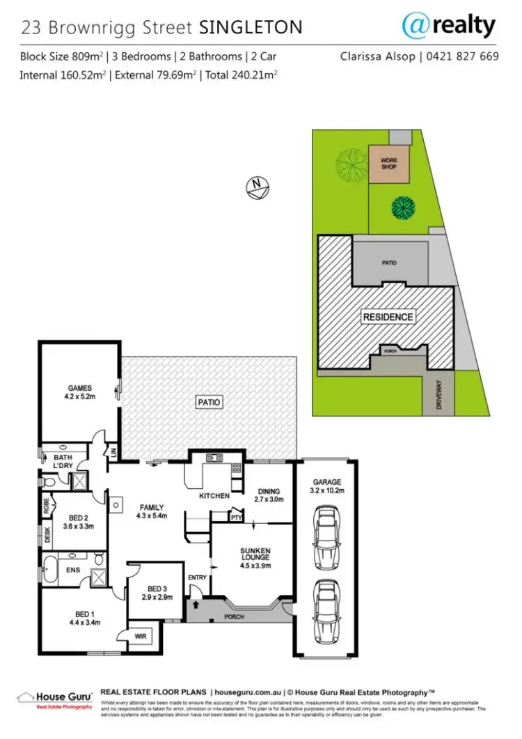Floorplan of Homely house listing, 23 Brownrigg Street, Singleton WA 6175