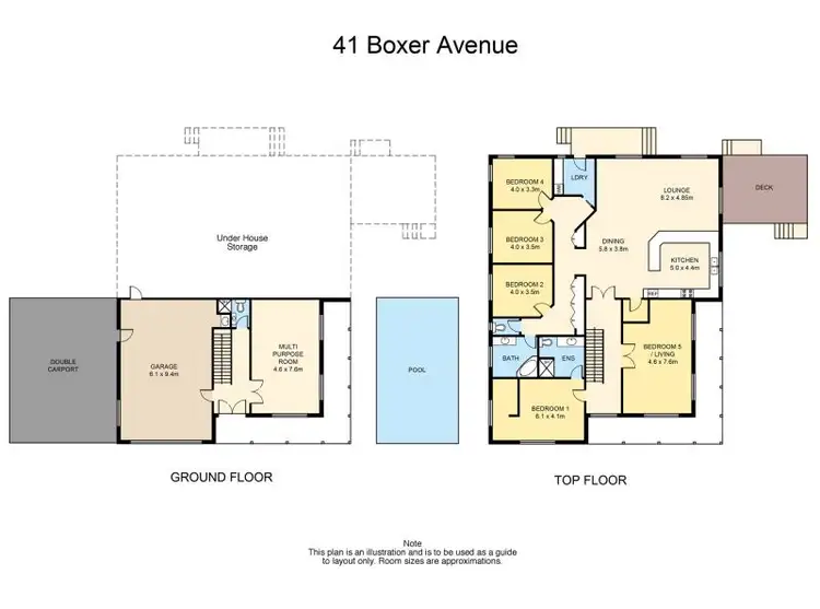 Floorplan of Homely house listing, 41-43 Boxer Avenue, Shailer Park QLD 4128