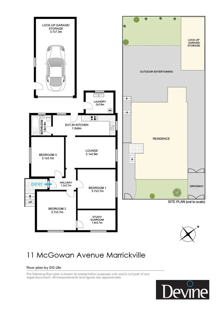Floorplan of Homely house listing, 11 McGowan Avenue, Marrickville NSW 2204