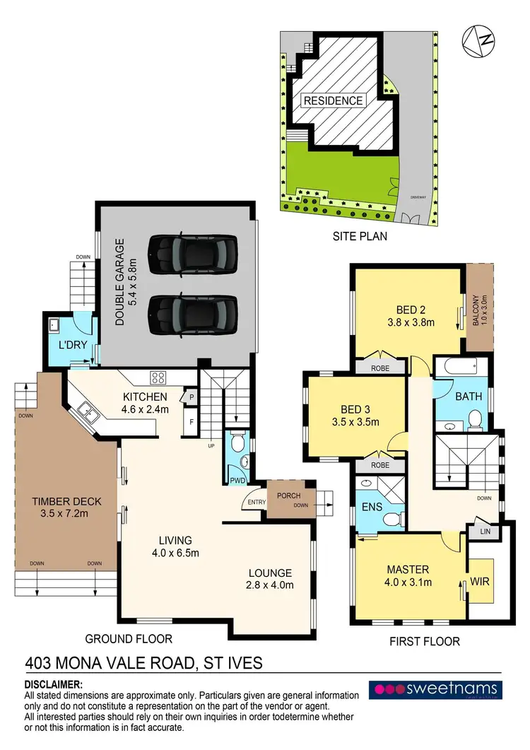 Floorplan of Homely townhouse listing, 403 Mona Vale Road, St Ives NSW 2075