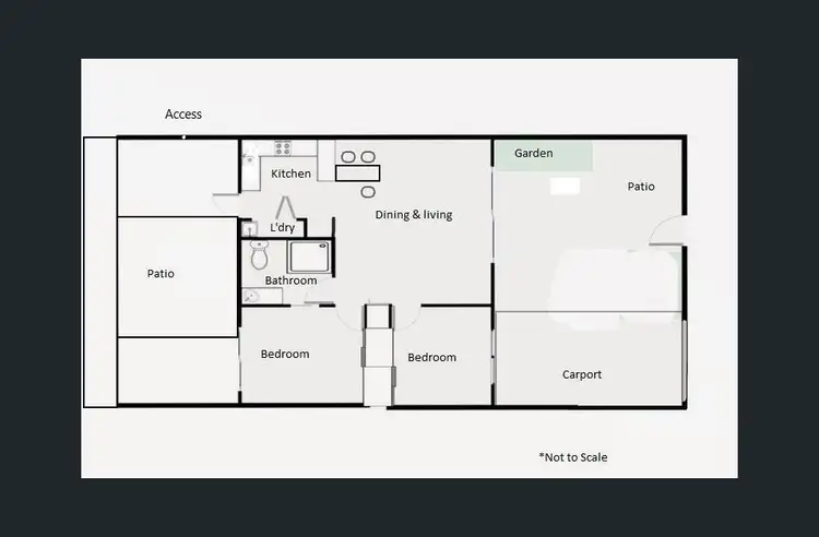 Floorplan of Homely villa listing, 2/91 Hoare Street, Manunda QLD 4870