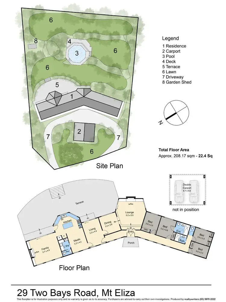 Floorplan of Homely house listing, 29 Two Bays Road, Mount Eliza VIC 3930