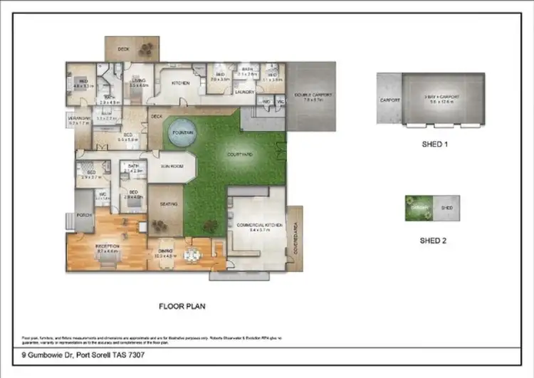 Floorplan of Homely house listing, 9 Gumbowie Drive, Port Sorell TAS 7307