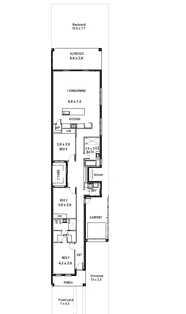 Floorplan of Homely house listing, 52A Plymouth Avenue, Devon Park SA 5008