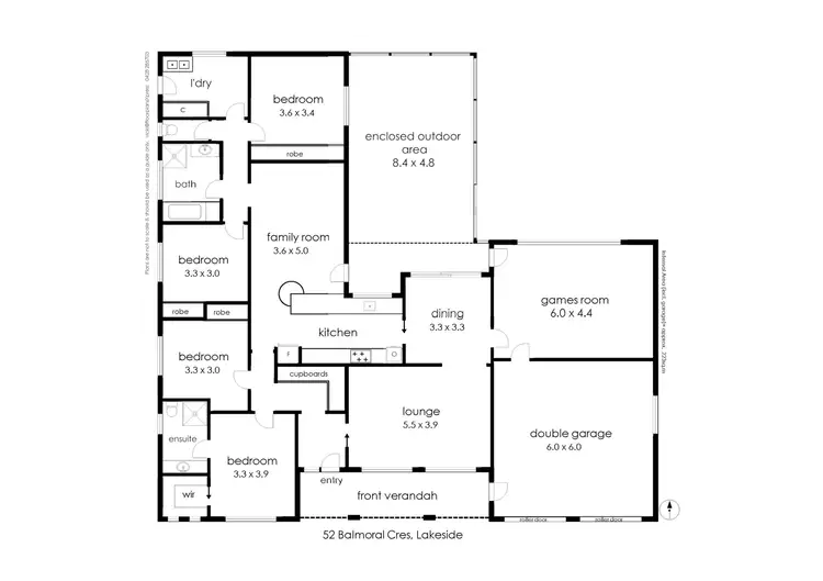 Floorplan of Homely house listing, 52 Balmoral Crescent, Lake Albert NSW 2650