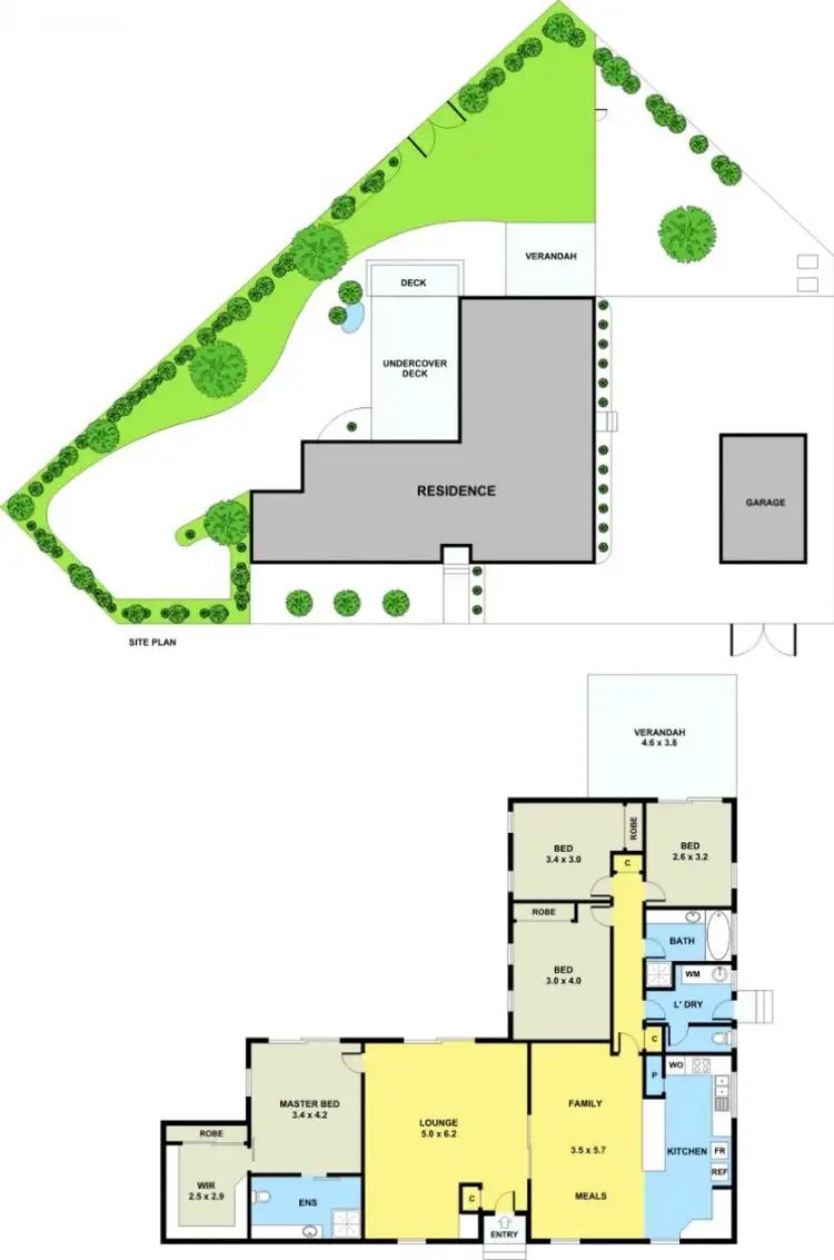 Floorplan of Homely house listing, 65 Rebecca Street, Doveton VIC 3177