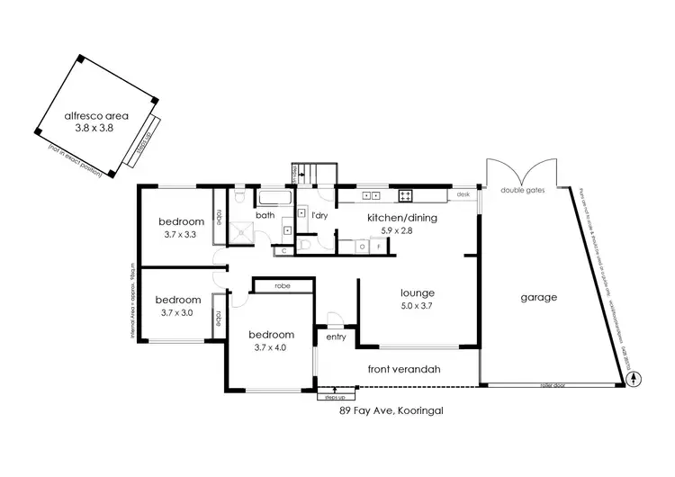 Floorplan of Homely house listing, 89 Fay Avenue, Kooringal NSW 2650