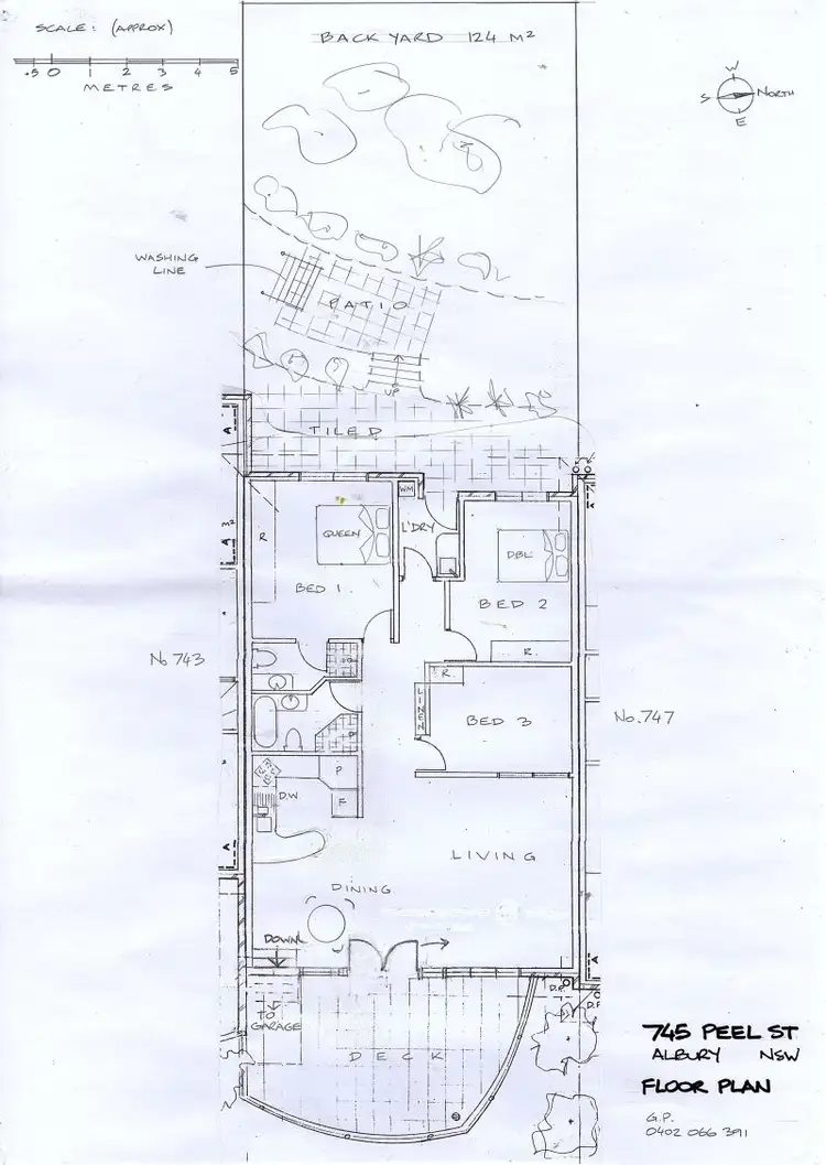 Floorplan of Homely townhouse listing, 745 Peel St, Albury NSW 2640